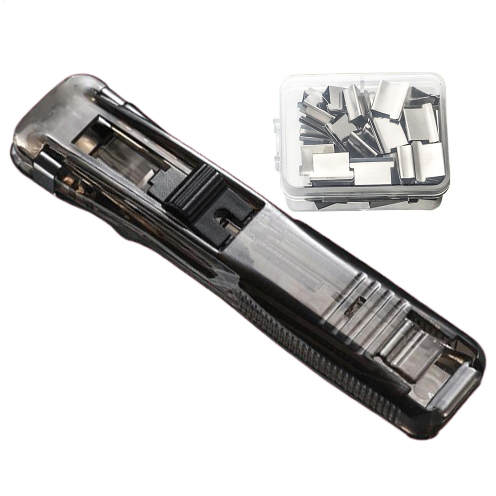 Stapler Heavy Duty - Stapler Klip Binder Dorong yang Dapat