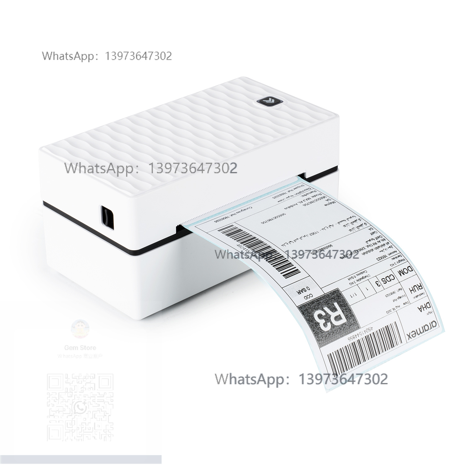 Label Printer - Printer Termal Bluetooth USB 4x6 untuk