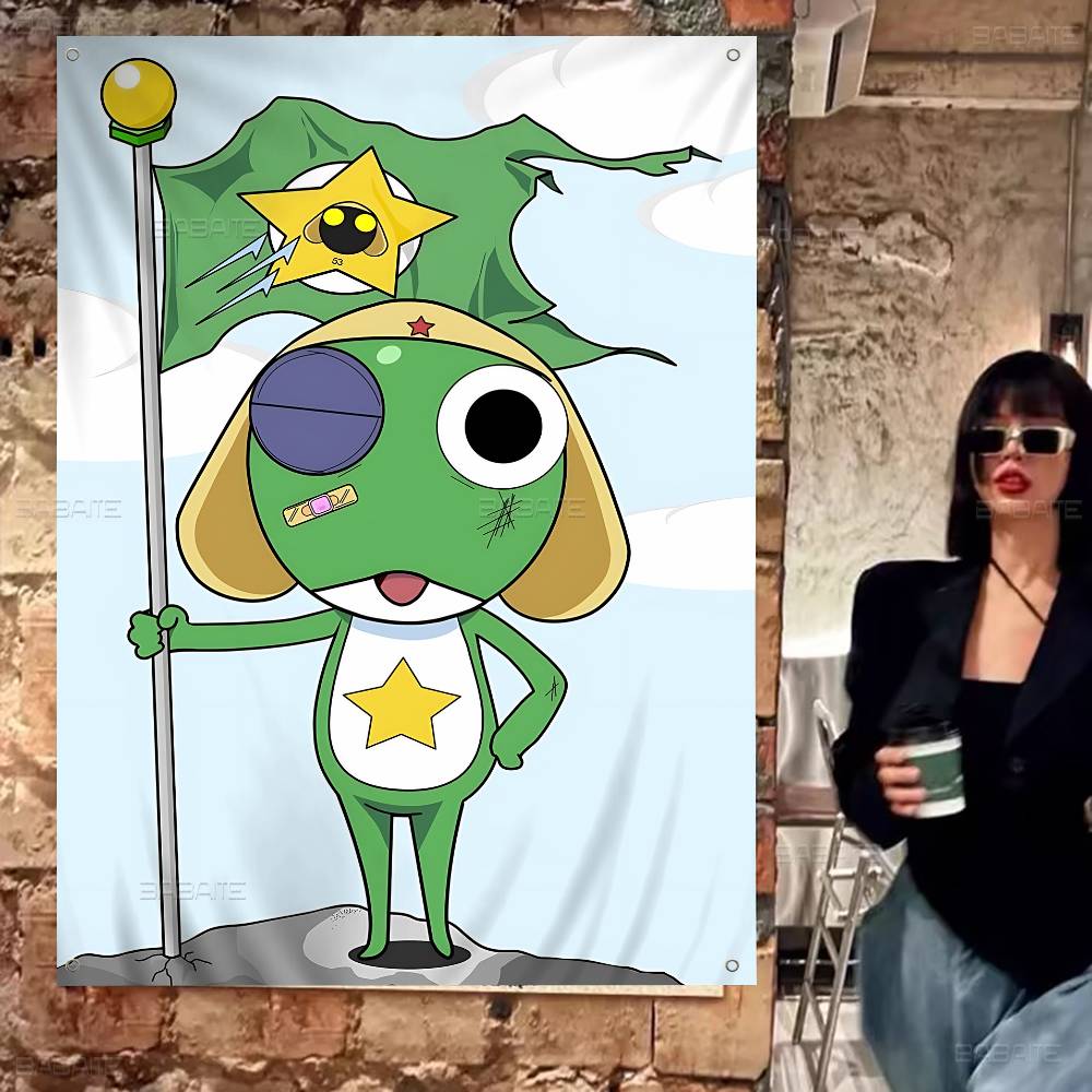 K-Keroro G-Gunsou Frog Spanduk - Commercial Printing Company ulasan dan harga